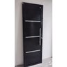 Porta de Alumínio Lambri Simples 210x90 C/ Puxador Completa - 1