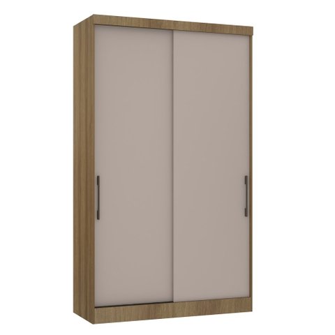 Guarda Roupa Dormitório Modulado Paris Módulo 2 Portas de Correr - Luciane 329:Avelã e Cinammon