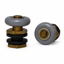 Ver imagem 4 de Kit c/ 4 Roldanas Excentricas 6mm (sem Rolamento) Multimetais Porta Vidro Box