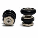 Ver imagem 3 de Kit c/ 4 Roldanas Excentricas 6mm (sem Rolamento) Multimetais Porta Vidro Box