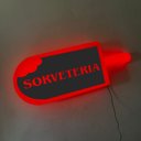 Ver imagem 2 de Placa Luminosa Sorvete Led 90 Cm Bgplasticos Rgb