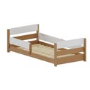 Ver imagem 5 de Cama Solteiro Reversível com Grade de Proteção Lateral Aria Casatema MadeiraOriginals Marrom