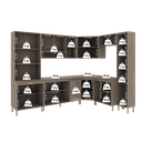 Ver imagem 6 de Armário de Cozinha Modulada Completa Fidelitá Paris 9 Peças 515cm 20 Portas 3 Gavetas com Tampo