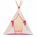 Ver imagem 1 de Cabana Casinha Infantil Toca Tenda Barraca de Algodão Rosa