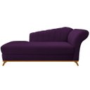 Ver imagem 2 de Kit Diva Recamier Vanessa 185cm Lado Esquerdo e 02 Poltronas Laura Suede - Doce Sonho Móveis RECAMIE