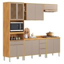 Ver imagem 1 de Cozinha Modulada Plena 5 Peças Cinamon Nude Prime Tx - Demóbile