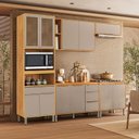 Ver imagem 3 de Cozinha Modulada Plena 5 Peças Cinamon Nude Prime Tx - Demóbile