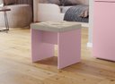 Ver imagem 2 de Banqueta Ouro Cor:rosa