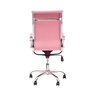 Cadeira de Escritório Esteirinha Giratória Ergonômica Alta - Rosa - 7