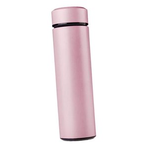 Garrafa Térmica Inox 500ml Quente Frio Tampa Rosa Nº16