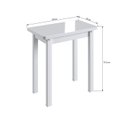 Ver imagem 4 de Mesa para Sala de Jantar Dobrável 800 MDF Branco