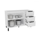 Ver imagem 2 de Balcão de Cozinha para Pia Meena 2 Portas 3 Gavetas Branco - Politorno