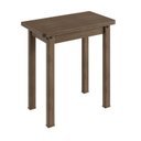 Ver imagem 2 de Mesa para Sala de Jantar Dobrável 800 MDF Marrom/Ameixa Negra