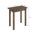 Ver imagem 4 de Mesa para Sala de Jantar Dobrável 800 MDF Marrom/Ameixa Negra