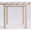 Ver imagem 4 de Kit Pergolado 2,90x2,90 Metros + Brise Cobertura Ripado - Cor Natural Único