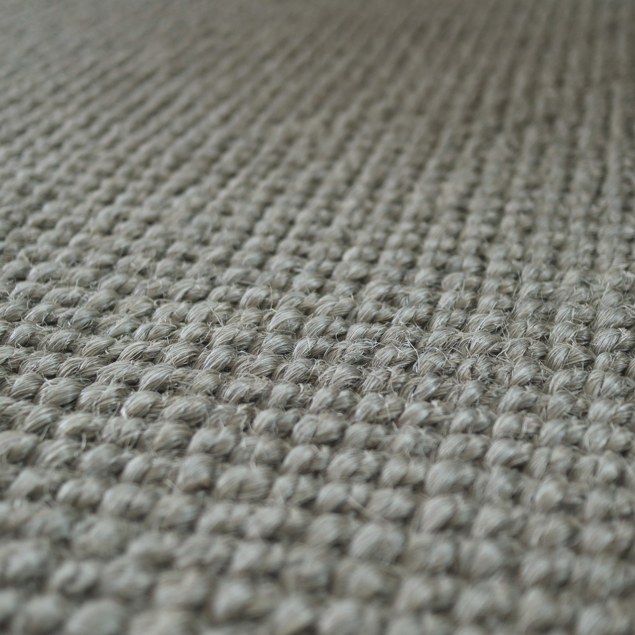 Tapete de Sisal Natural Comfort Cinza Redondo 2,0 - 3