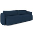 Ver imagem 1 de Sofá 3 Lugares Sala Living Orgânico 220cm Oregon K01 Veludo Azul Marinho - Lyam Decor