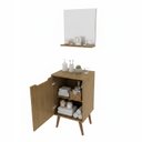 Ver imagem 4 de Conjunto para Banheiro com Balcão e Espelho 45cm BN3691 Marrom/Amêndoa