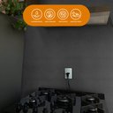 Ver imagem 3 de Papel de Parede Adesivo Lavavel Texturizado Linho Cinza Escuro 500x60cm