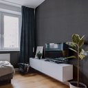 Ver imagem 4 de Papel de Parede Adesivo Lavavel Texturizado Linho Cinza Escuro 500x60cm