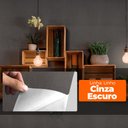 Ver imagem 6 de Papel de Parede Adesivo Lavavel Texturizado Linho Cinza Escuro 500x60cm