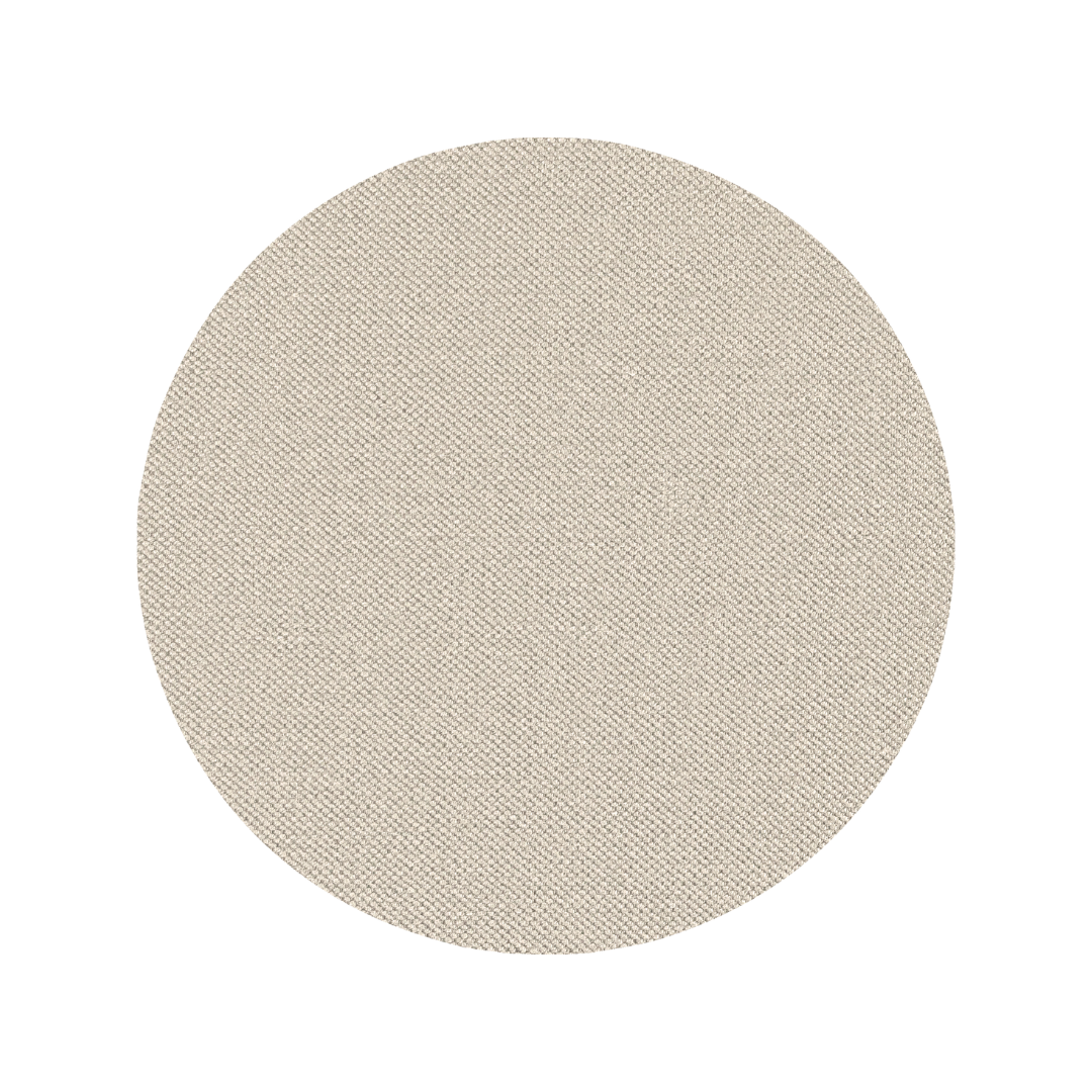 Tapete de Sisal Natural Comfort Granizo Redondo 2,0 - 2