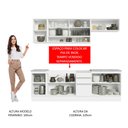 Ver imagem 5 de Armário de Cozinha Completa 240cm Branco Glamy Madesa 03
