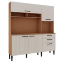 Ver imagem 3 de Armário de Cozinha Compacta Fiore 100% Mdf 0342f Genialflex