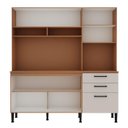 Ver imagem 4 de Armário de Cozinha Compacta Fiore 100% Mdf 0342f Genialflex