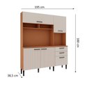 Ver imagem 2 de Armário de Cozinha Compacta Fiore 100% Mdf 0342f Genialflex