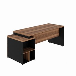 Mesa para Escritório Diretor com Gaveteiro Pé Painel 192x70cm - 14