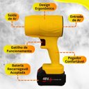 Ver imagem 4 de Soprador Ar Folhas Turbo Po Sujeira Churrasqueira Eletrico Portatil Limpeza Jardim Carro Automotivo
