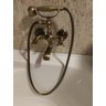 Ducha Torneira Luxo Duplo Comando Banheira Bronze Vintage - 5