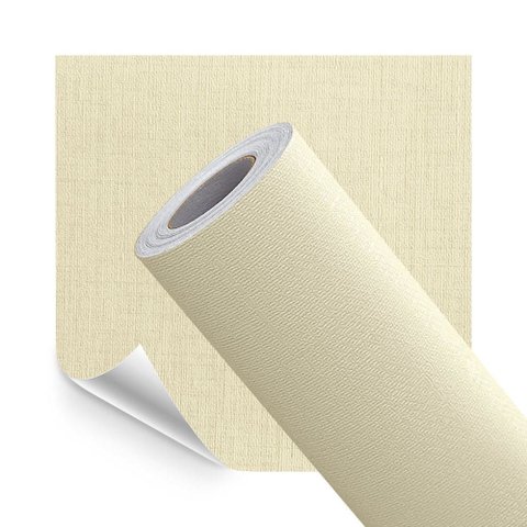 Papel de Parede Adesivo Lavavel Texturizado Linho Bege 500x60cm