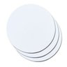 Bolacha Porta Copo Em Mdf Branco 9x9 cm Círculos Disco 100 Uni - 4