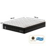 Cama Base Box com Baú Casal + Colchão de molas ensacadas Madrid Probel - 138x188x72:Branco - 8