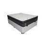 Cama Base Box com Baú Casal + Colchão de molas ensacadas Madrid Probel - 138x188x72:Branco - 3