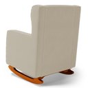 Ver imagem 6 de Poltrona de Amamentação e Descanso Zoe com Base Balanço Sintético Bege - Desk Design