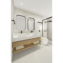 Ver imagem 3 de Kit de Acessórios para Banheiro com 4 Peças em Aço Inox Black Matte Preto Fosco Stainless