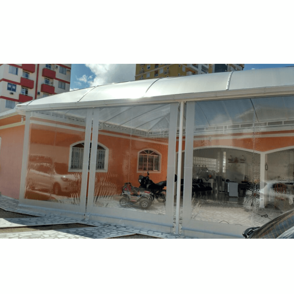 Toldo Cortina - 4,00m x 2,75m - Transparente - 4
