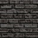 Ver imagem 2 de Papel de Parede Adesivo Tijolo Preto - 2,5m
