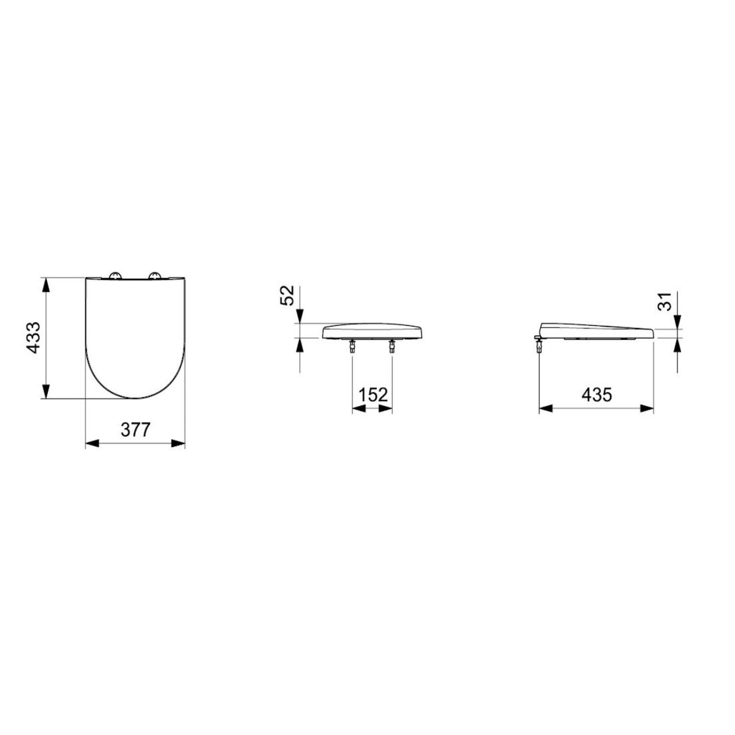 Assento Pp Softclose® com Fácil Remoção Smart/riviera Celite - 2