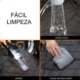 Capa Protetora Banco Carro Luxo Cao Gato Pet Lavável + Guia - 6