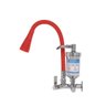 Torneira Filtro Gourmet Flexível Cozinha Parede Vermelho Del Metais Exclusivo 2 Jatos - 2