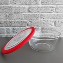 Ver imagem 5 de Kit 3 Potes Redondos Tigela de Vidro 1,2l Médio com Tampa Plástica Facilitá Marinex