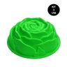 Forma de Silicone Rosa Flor Bolo Antiaderente Kit 3 Uni - 1