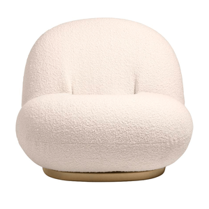 Poltrona Pacha Off White Estilo Moderno Máximo Conforto e Elegância Sofisticada