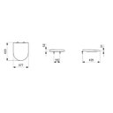 Ver imagem 2 de Assento Original com Queda Amortecida Quik Release Nexo Roca