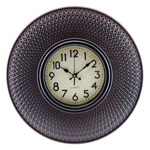 Relógio de Parede Decorativo Clássico 40cm Cobre