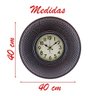 Relógio de Parede Decorativo Clássico 40cm Cobre - 2
